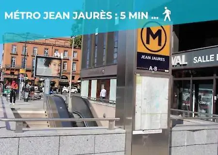 Charme Toulousain - Hyper Centre - Proche Metro Apartmán